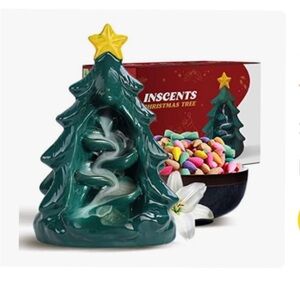 Ceramic Essential Oils Christmas Tree Incense Diffuser